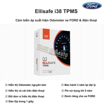 Cảm biến áp suất lốp theo xe FORD – Ellisafe i38